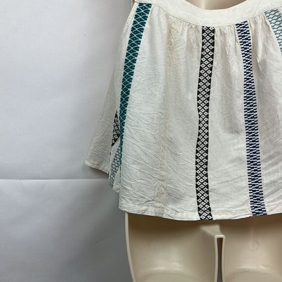 Splendid Elian Square Neck Tank Top size XL cream/teal - Picture 10 of 14